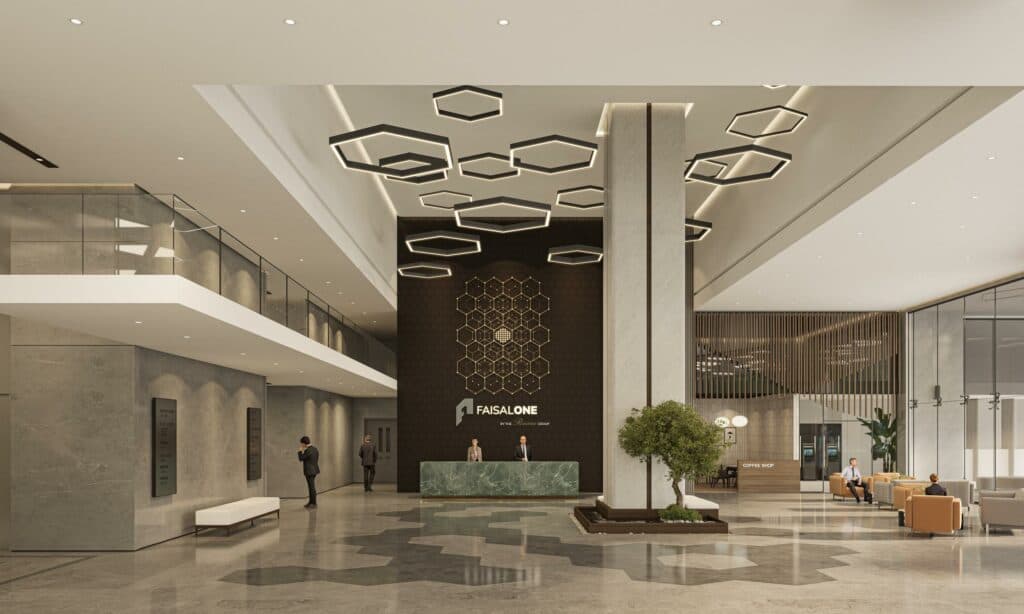 Faisal One lobby