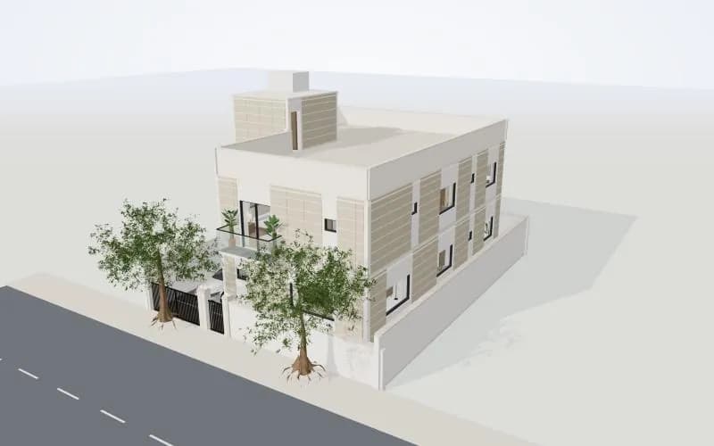 12 Marla house design in 3D: Family home · 5 bedrooms